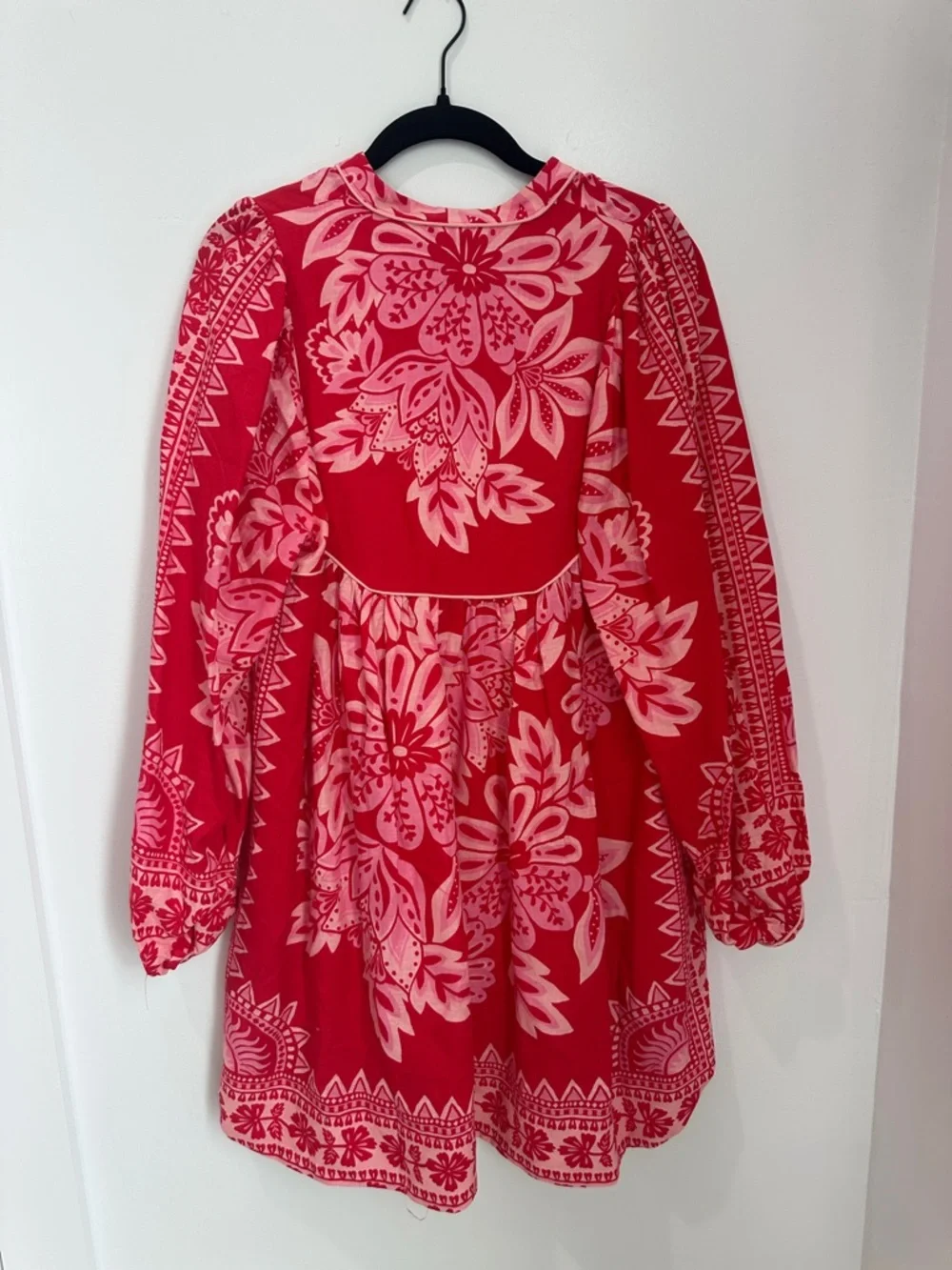 Farm Rio Tapestry Long Sleeve Mini Dress - Picture 5 of 5